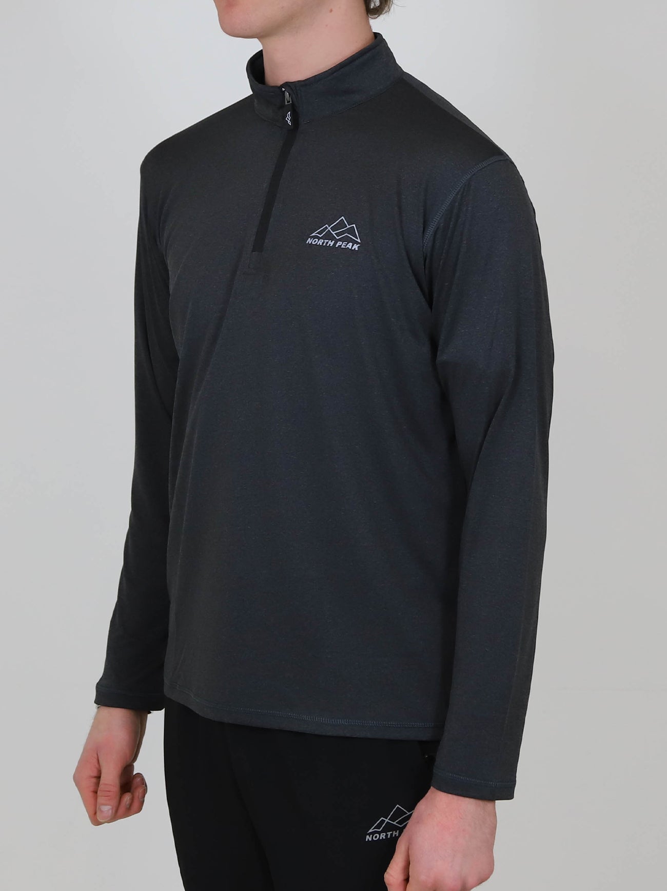 Igła 1/4 Zip - Antracyt