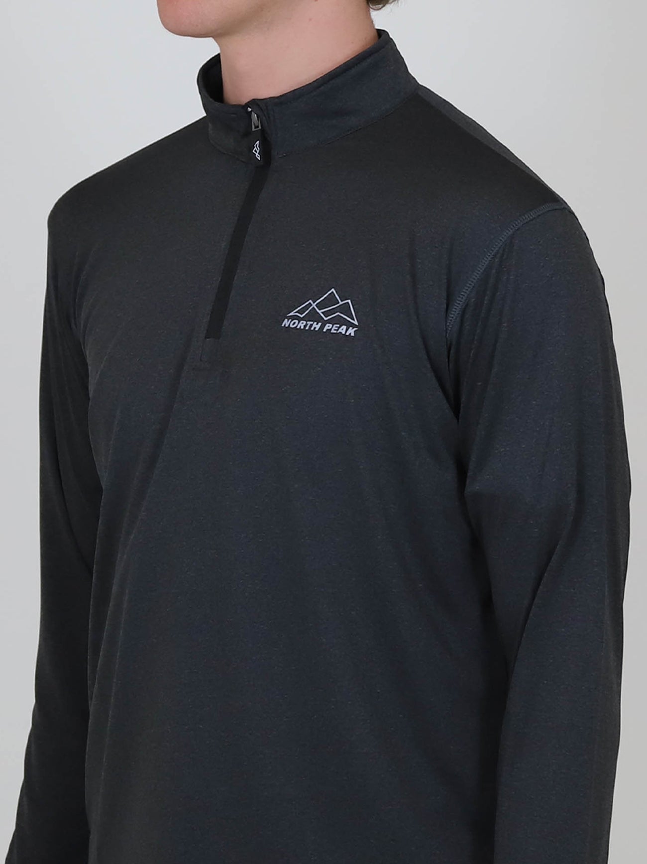 Igła 1/4 Zip - Antracyt