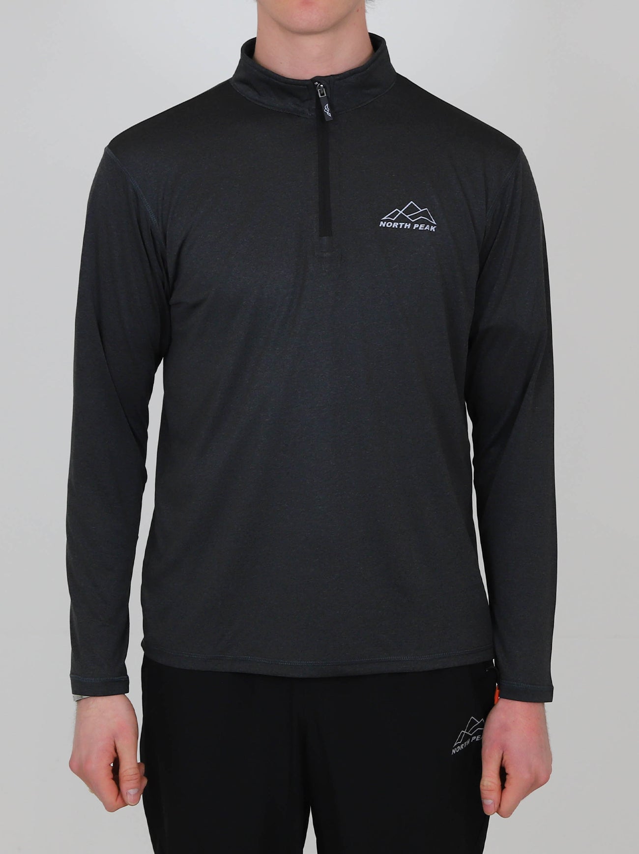 Igła 1/4 Zip - Antracyt